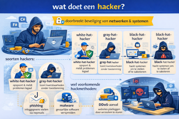 Alles over het beroep hacker Wat doet een hacker